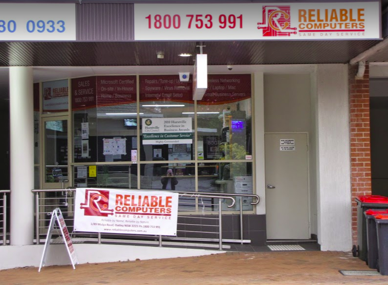Reliable Computers Mortdale | electronics store | 10/39-43 Station St, Mortdale NSW 2223, Australia | 1800753991 OR +61 1800 753 991