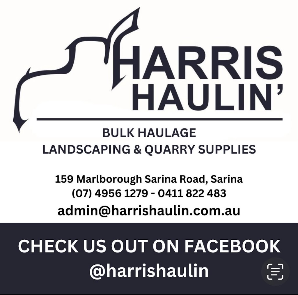 Harris Haulin Pty Ltd | 159 Marlborough Sarina Rd, Sarina QLD 4737, Australia | Phone: (07) 4956 1279