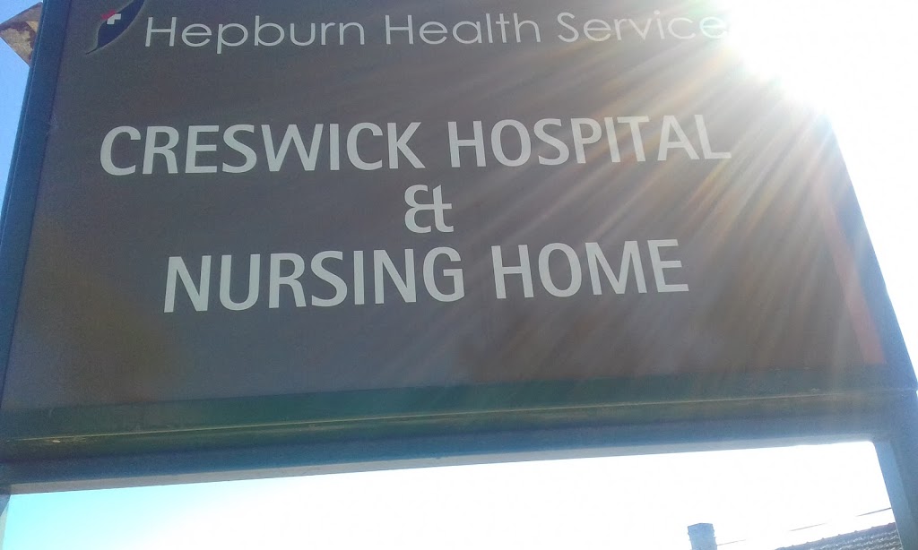 Creswick Hospital & Community Health Centre | hospital | 1 Napier St, Creswick VIC 3363, Australia | 0353459100 OR +61 3 5345 9100