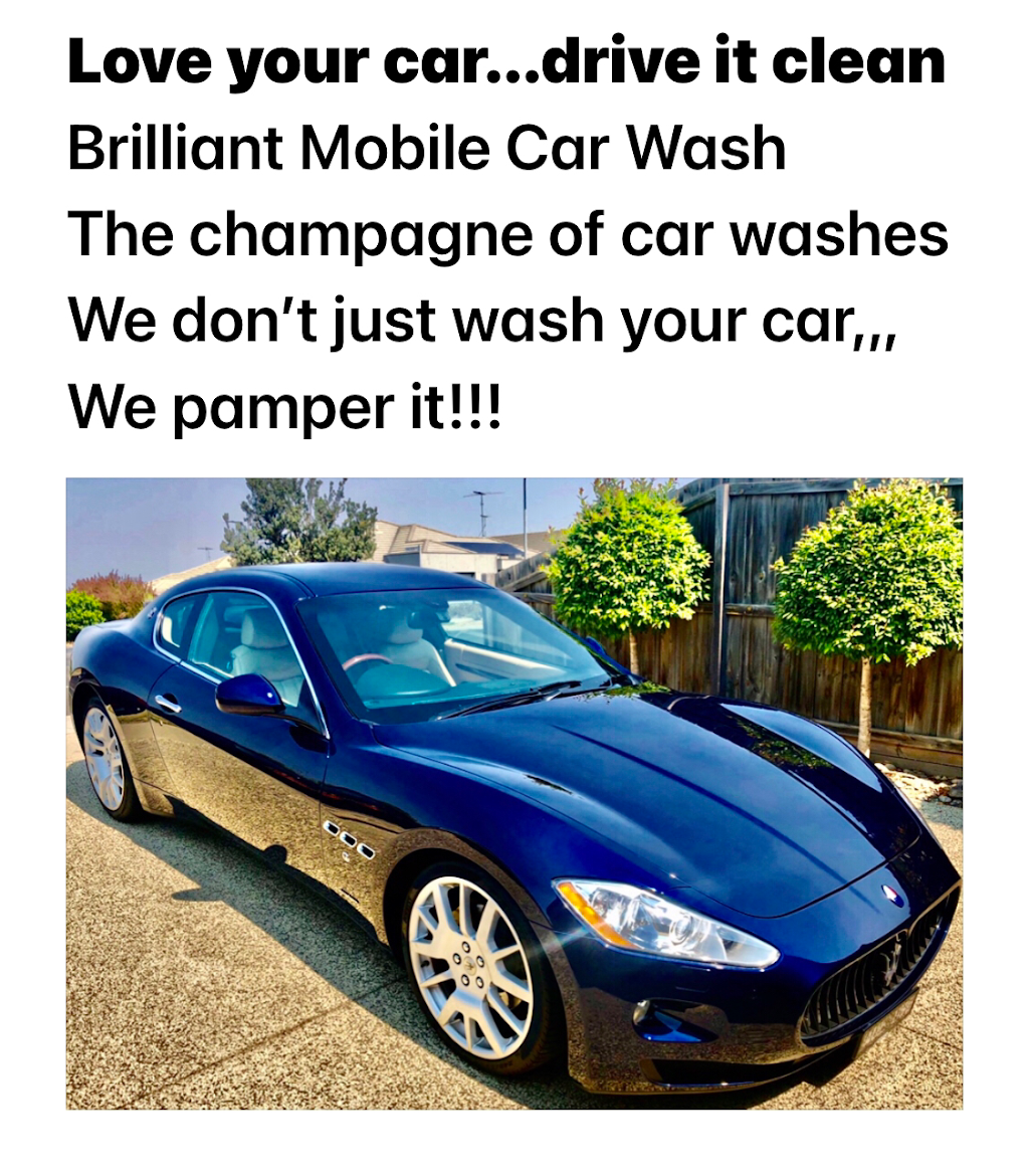 Brilliant Mobile Car Wash | 70 Southwinds Rd, Armstrong Creek VIC 3217, Australia | Phone: 0411 408 064