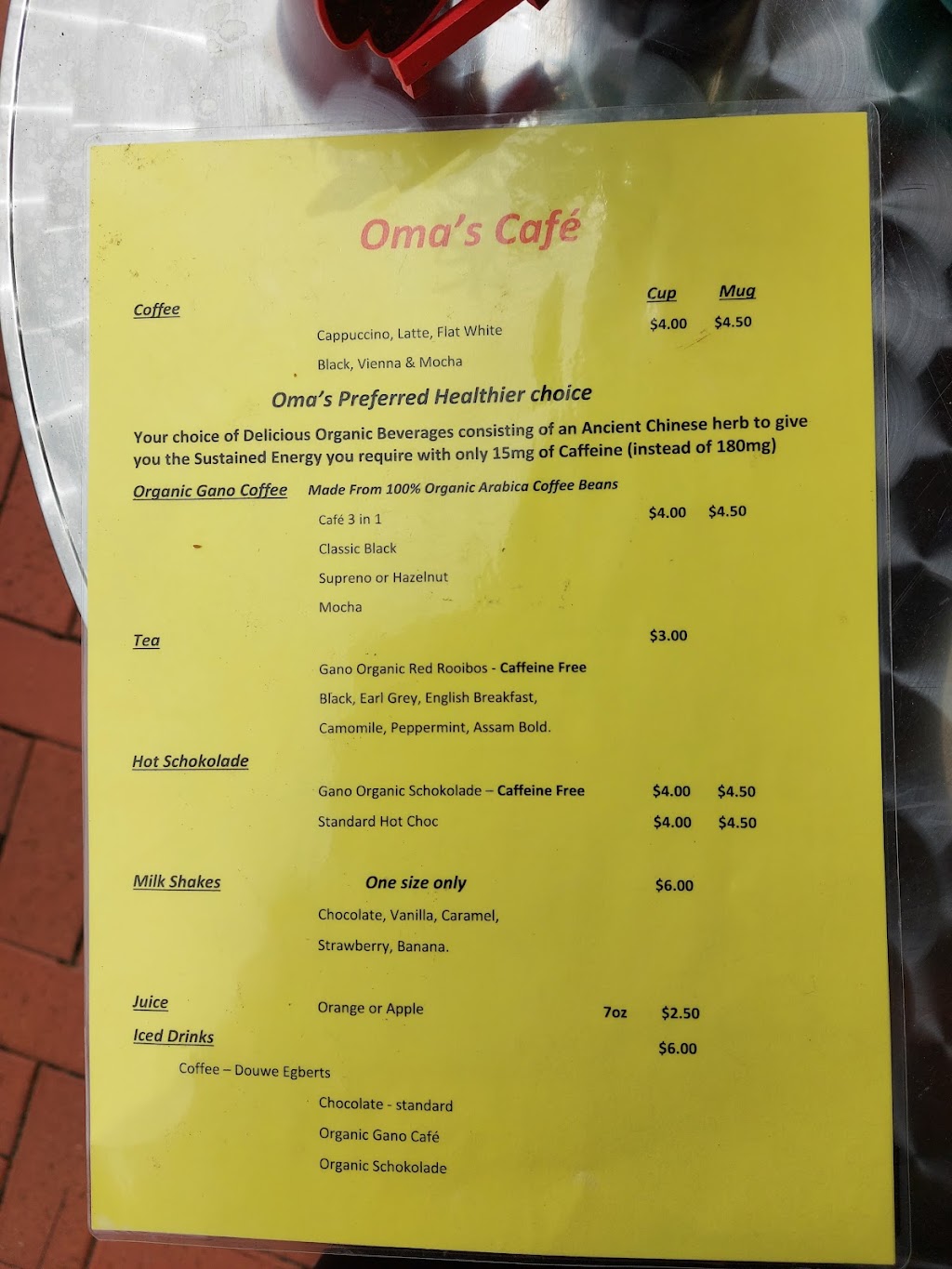 Oma’s Cafe | 20 Lochiel St, Dimboola VIC 3414, Australia | Phone: 0467 426 695