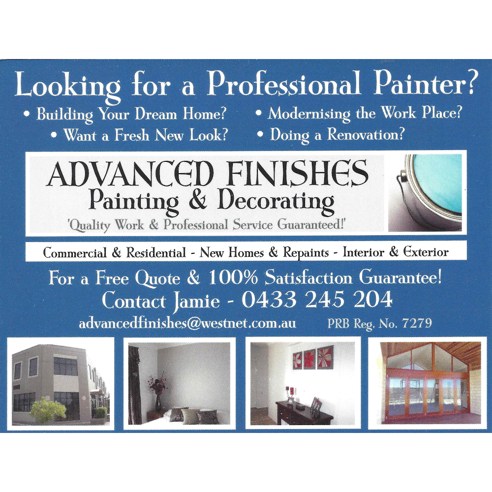 Advanced Finishes Painting & Decorating | painter | Parmelia WA 6167, Australia | 0433245204 OR +61 433 245 204