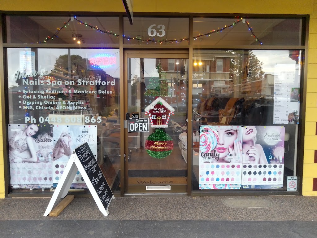 Annas nails spa on Stratford | 63 Tyers St, Stratford VIC 3862, Australia | Phone: 0448 608 865