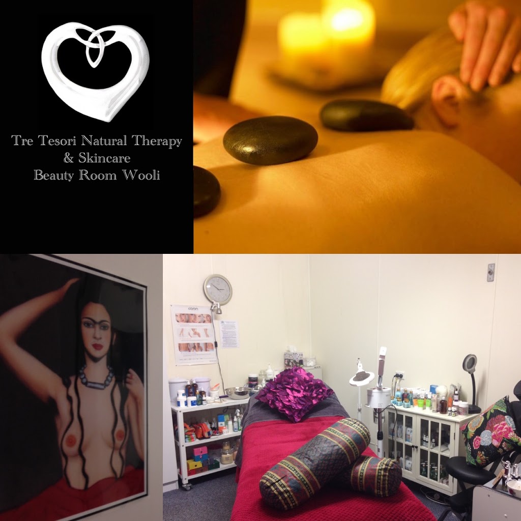 Tre Tesori Natural Therapy Beauty & Skincare | beauty salon | 92 Main St, Wooli NSW 2462, Australia | 0411119299 OR +61 411 119 299