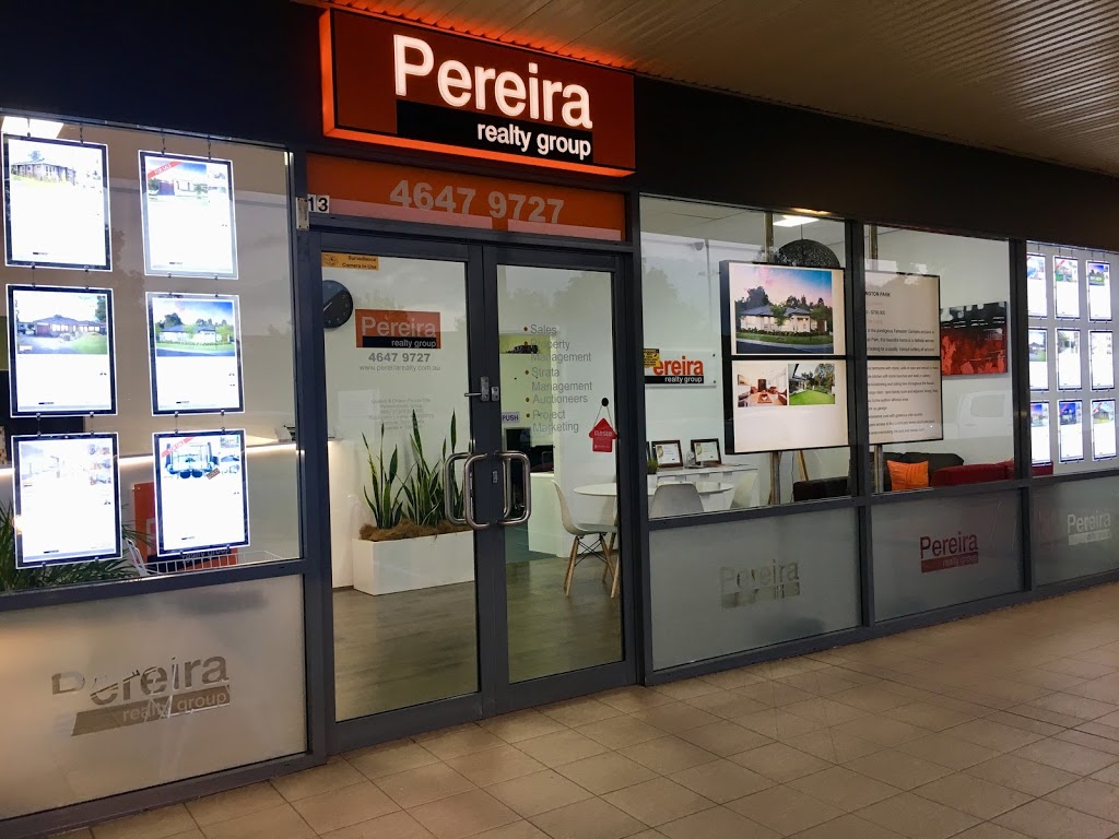 Pereira Realty Group | Shop 13 Harrington Plaza, 23 Fairwater Drive, Harrington Park NSW 2567, Australia | Phone: (02) 4647 9727