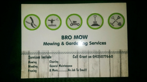 Bro Mow Mowing & Property Services | 10/30-34 Ramset Dr, Chirnside Park VIC 3116, Australia | Phone: 0425 077 660