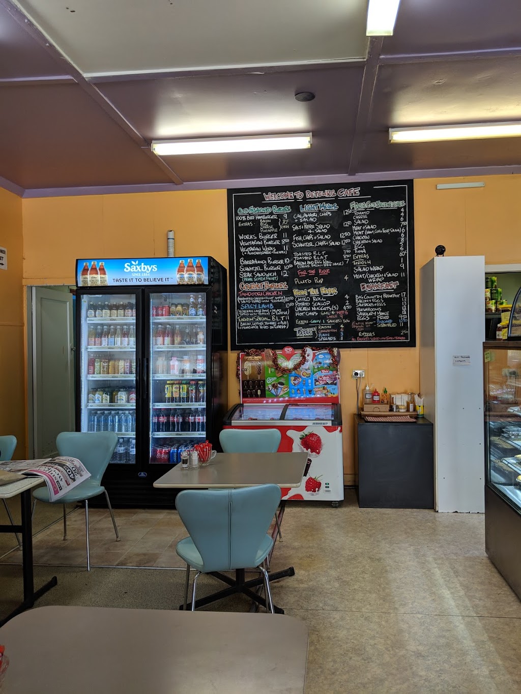 Detours Cafe | cafe | 82 Stroud St, Bulahdelah NSW 2423, Australia | 0240131868 OR +61 2 4013 1868