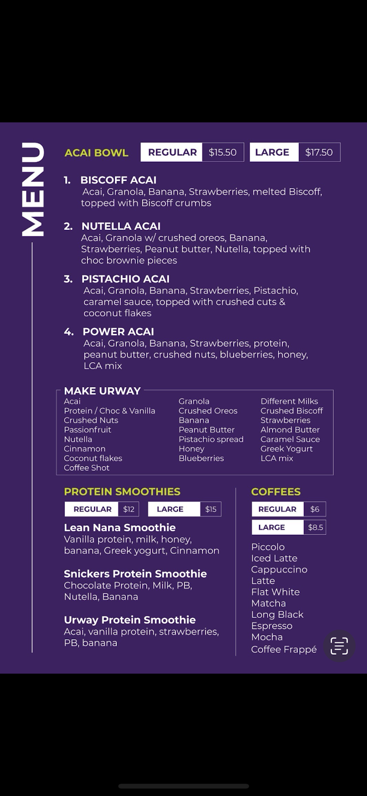 Urway Acai | 28 Goodwin Terrace, Burleigh Heads QLD 4220, Australia | Phone: 0449 006 806