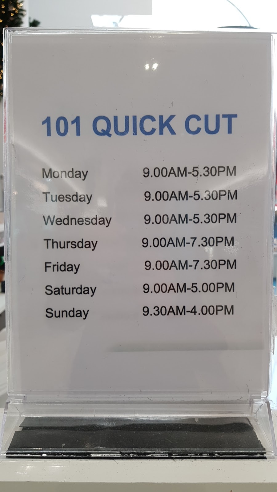 101 Quick Cut | hair care | Forest Hill VIC 3131, Australia