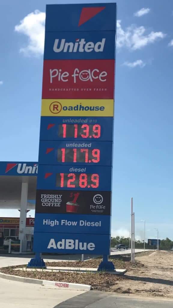 United Petroleum | gas station | Corner Bridsons Road and, Bruce Hwy, Bowen QLD 4805, Australia | 0730362886 OR +61 7 3036 2886