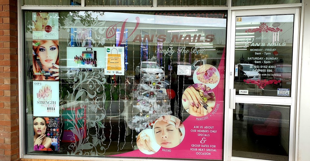 Vans Nails | hair care | 2B/90-120 Nicholson St, Bairnsdale VIC 3875, Australia | 0351524303 OR +61 3 5152 4303