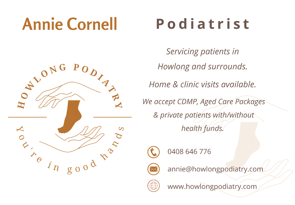Howlong Podiatry | doctor | Mobile & Clinic services across Southern, Riverina Hwy, Howlong NSW 2643, Australia | 0408646776 OR +61 408 646 776