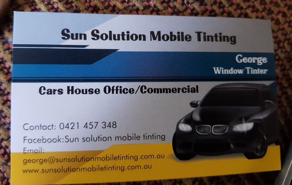 Sun Solution Mobile Tinting | 273 Main Rd, Austins Ferry TAS 7011, Australia | Phone: 0421 457 348