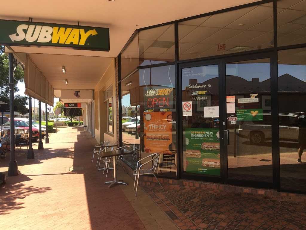 Subway | restaurant | 3/155 Maitland St, Narrabri NSW 2390, Australia | 0267925853 OR +61 2 6792 5853