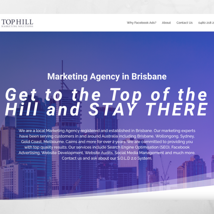 Top Hill Marketing Solutions | 40 Lochinvar Ln, The Gap QLD 4061, Australia | Phone: 0480 218 202