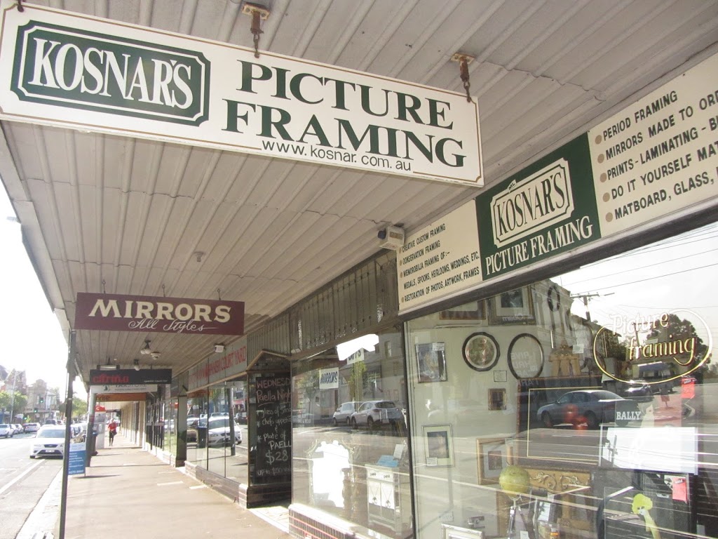 Kosnars Picture Framing and Mirrors Shop | 488 Mt Alexander Rd, Ascot Vale VIC 3032, Australia | Phone: (03) 9370 5744