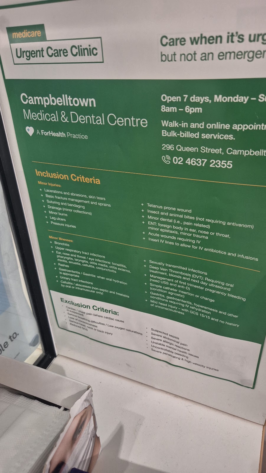 Austral Medicare Urgent Care Clinic - 100% Bulk Billing | 8 Landaise Rd, Austral NSW 2179, Australia | Phone: (02) 8124 9919