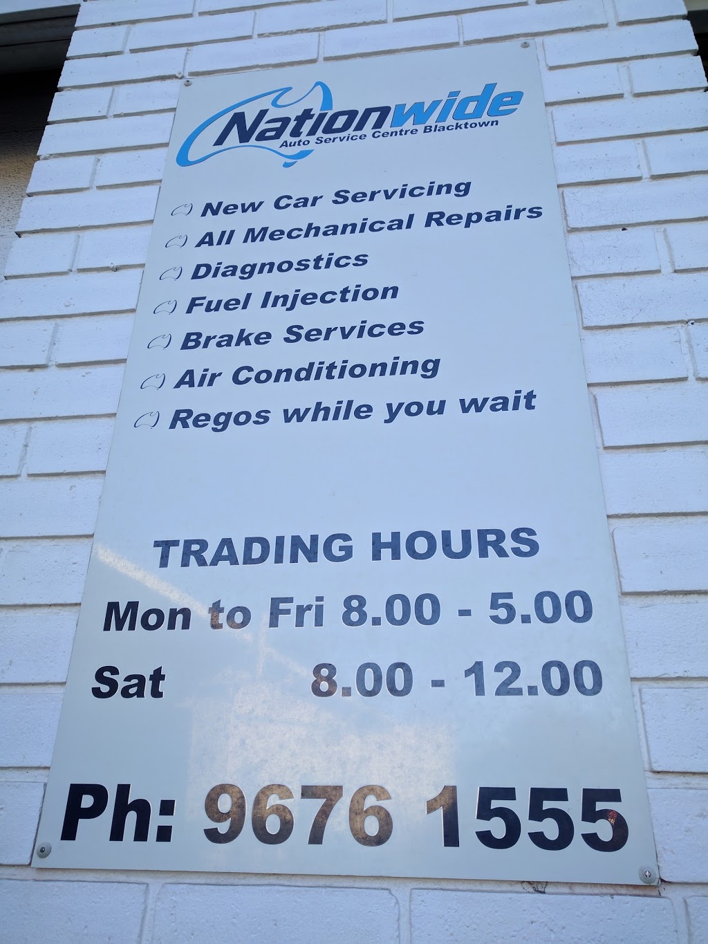 Nationwide Auto Service Centre Blacktown | car repair | 4/47-51 Richmond Rd, Blacktown NSW 2148, Australia | 0296761555 OR +61 2 9676 1555