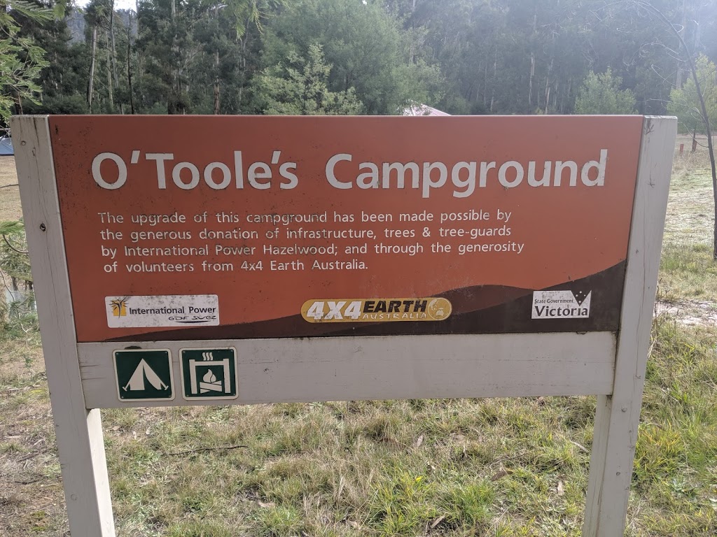 Otooles Campground | campground | Donnellys Creek Rd, Toombon VIC 3825, Australia