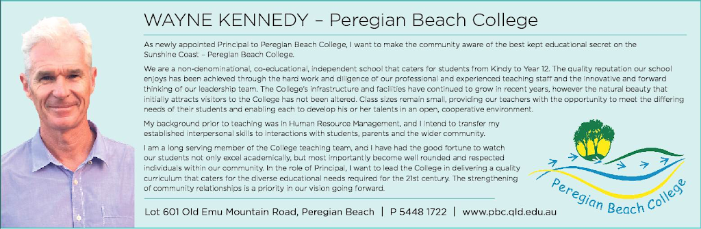 Peregian Beach College Early Learning Centre | 41 Old Emu Mountain Rd, Peregian Beach QLD 4573, Australia | Phone: (07) 5448 1722