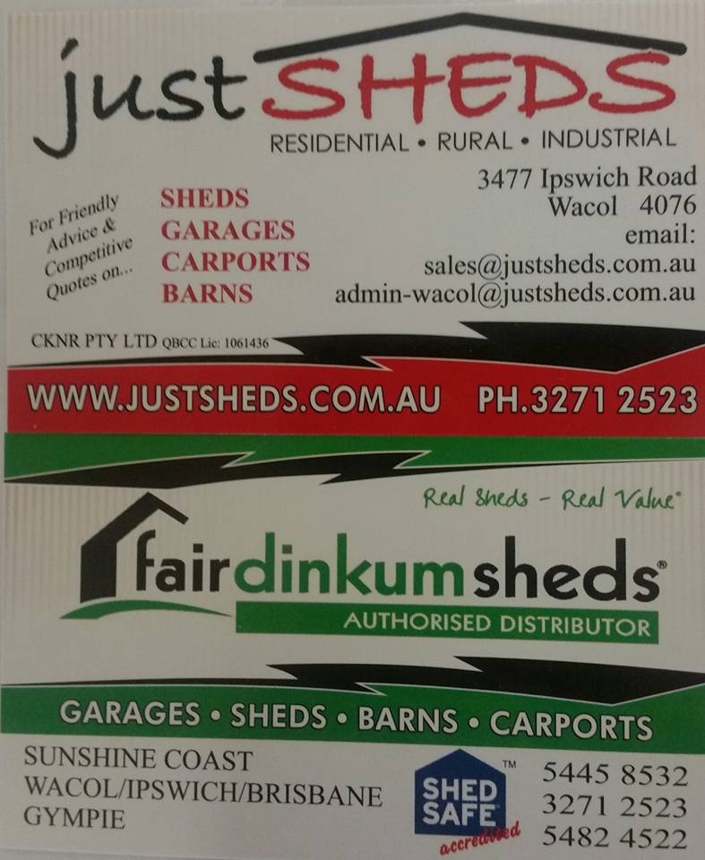 Just Sheds Brisbane | 3477 Ipswich Rd, Wacol QLD 4076, Australia | Phone: (07) 3271 2523