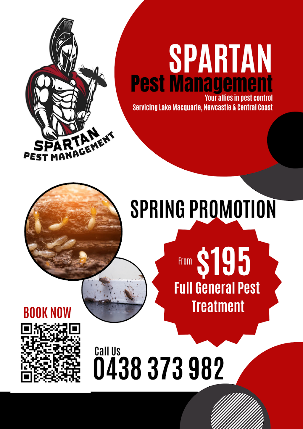 Spartan Pest Management Central Coast | 61 Lake Rd, Swansea NSW 2281, Australia | Phone: 0438 373 982