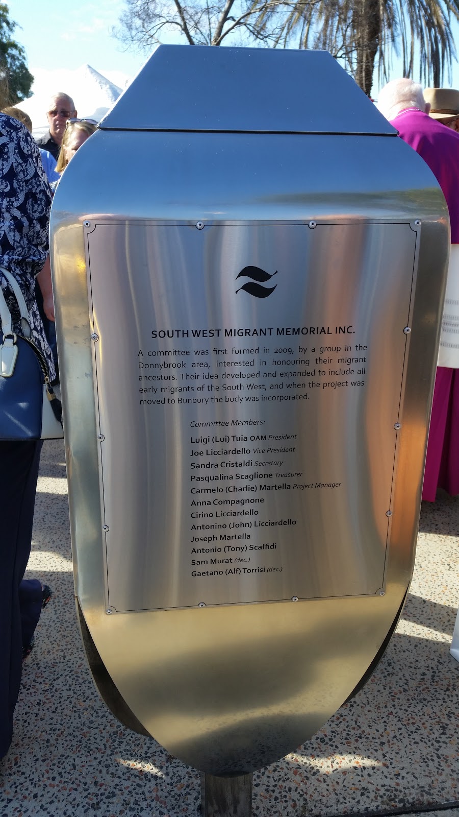 SW Migrant Memorial | park | Bunbury WA 6230, Australia