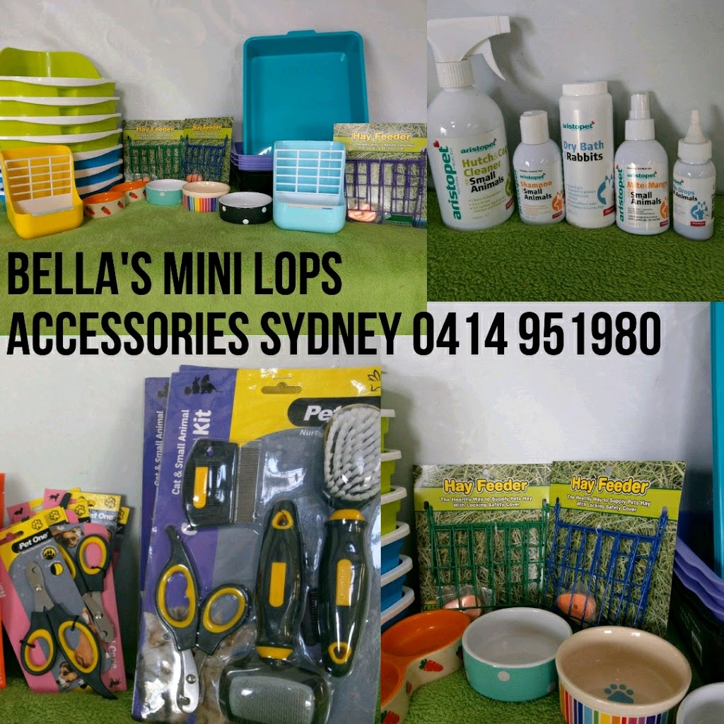 Bellas mini lops accessories and treats Sydney | 159 Whitegates Rd, Londonderry NSW 2753, Australia | Phone: 0414 951 980