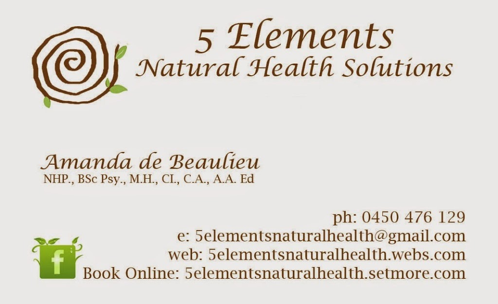 5 Elements Natural Health Solutions | store | Kirrama Court, Bushland Beach QLD 4818, Australia | 0450476129 OR +61 450 476 129