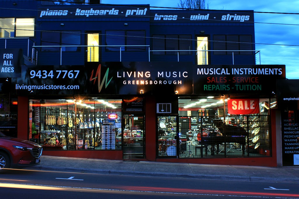 Living Music Greensborough | electronics store | 135 Main St, Greensborough VIC 3088, Australia | 0394347767 OR +61 3 9434 7767