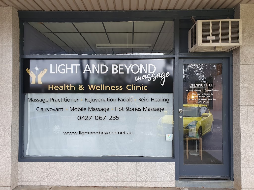 Light and Beyond Massage | Shop 6/20 Vale Ave, Valley View SA 5093, Australia | Phone: 0427 067 235