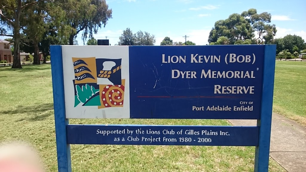 Lion Kevin Bob Dyer Memorial Reseve | park | 1/3 Napier St, Hillcrest SA 5086, Australia