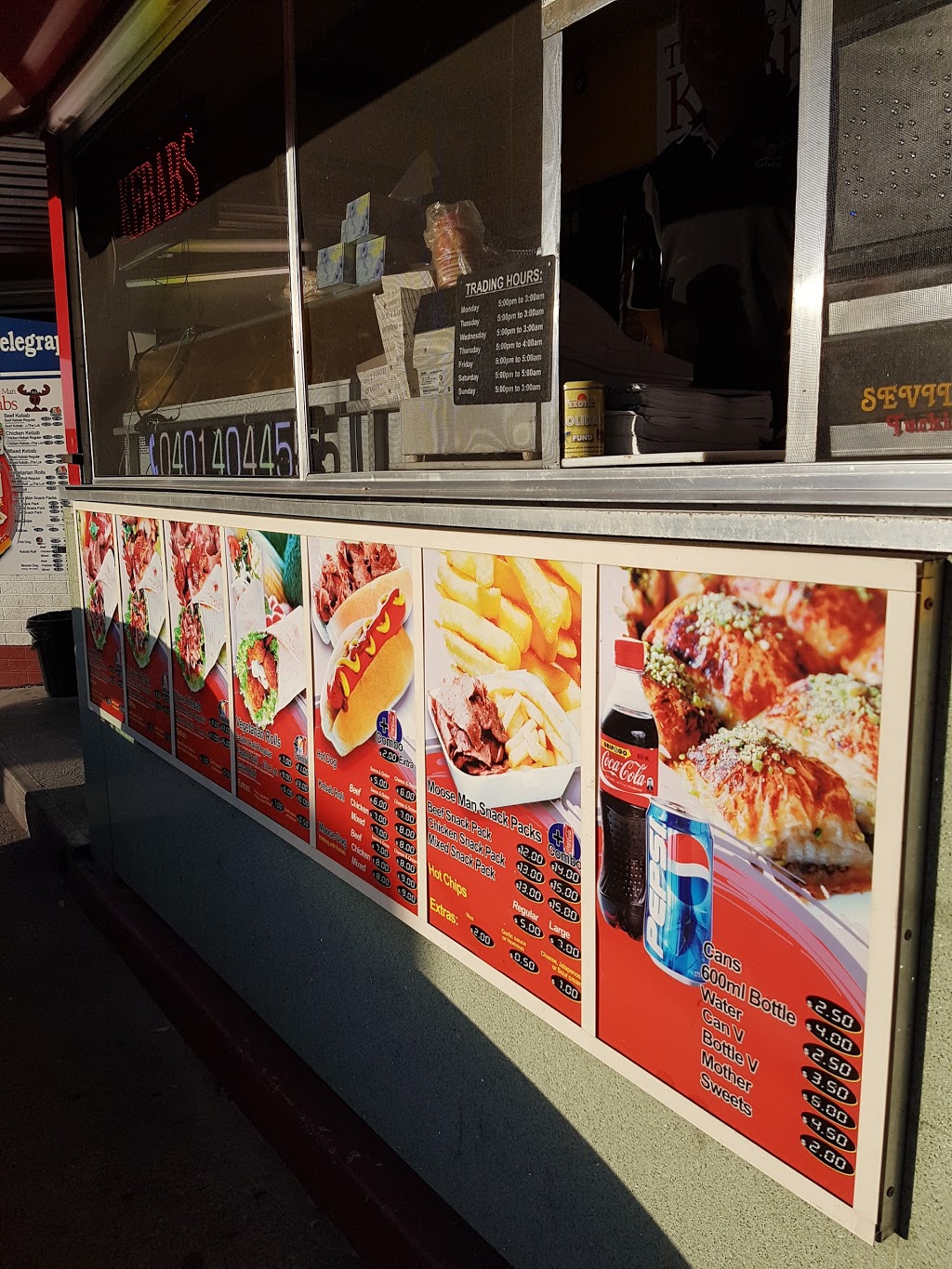 The Moose Man Kebabs | restaurant | 705 Cabramatta Rd W, Bonnyrigg NSW 2177, Australia | 0401404455 OR +61 401 404 455