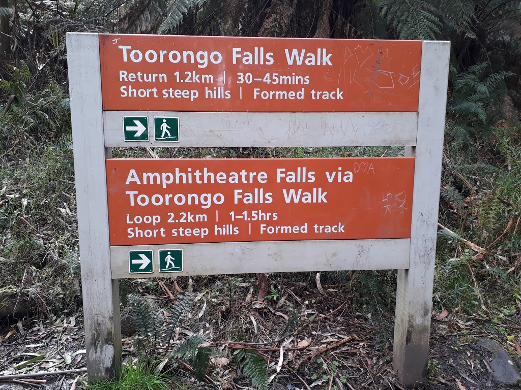 Toorongo Falls Reserve | 640 Toorongo Valley Rd, Noojee VIC 3833, Australia | Phone: (03) 5624 2411