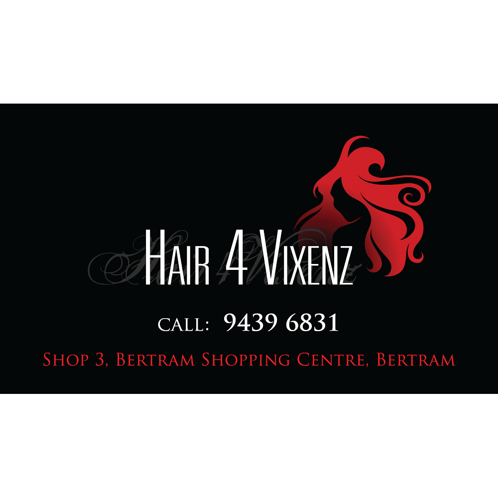 Hair 4 Vixenz | Bertram Shopping Centre, 3 Hero Cres, Bertram WA 6167, Australia | Phone: (08) 9439 6831