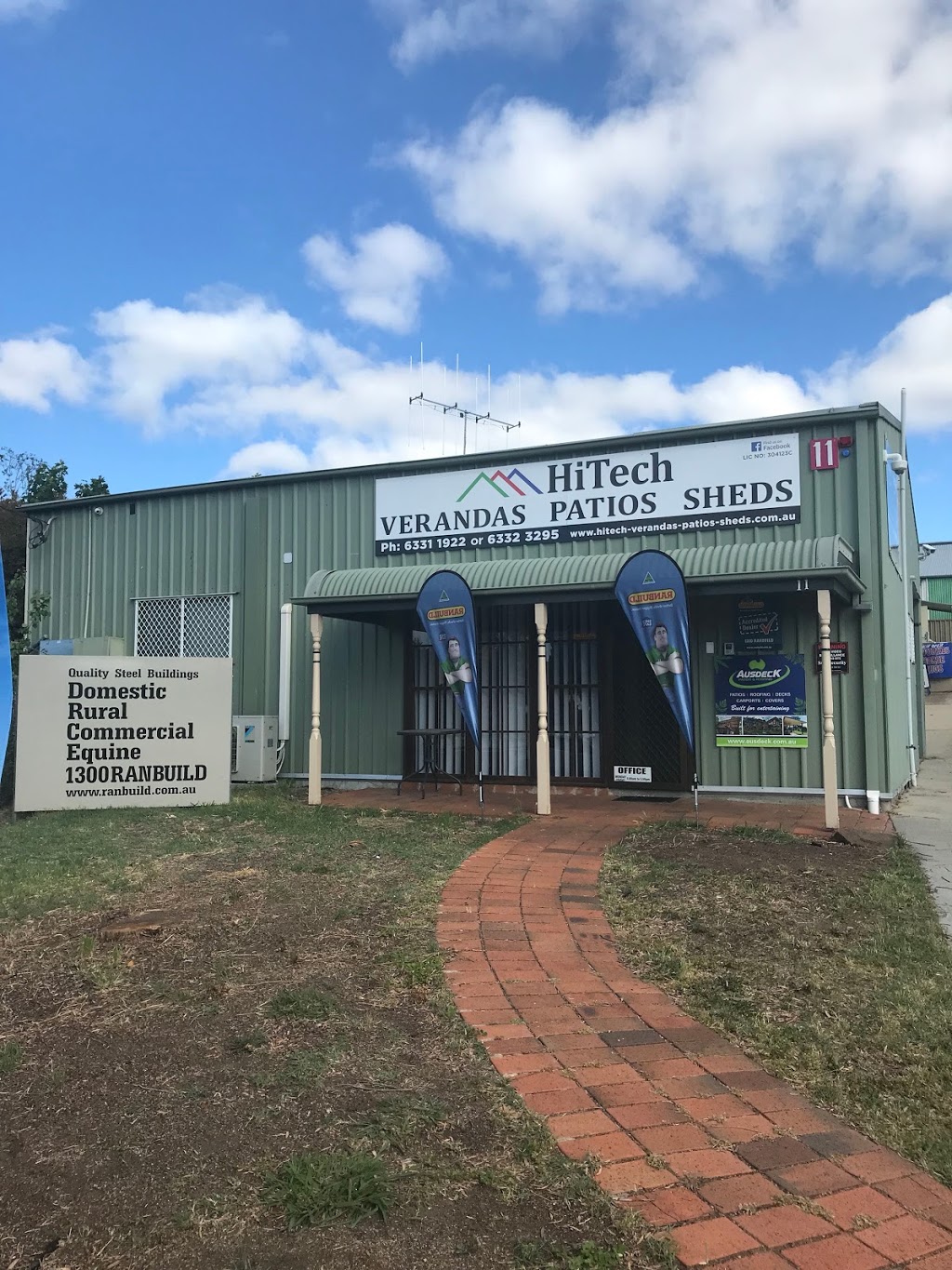 HiTech Verandas Patios Sheds | home goods store | 11 Bant St, Bathurst NSW 2795, Australia | 0263311922 OR +61 2 6331 1922