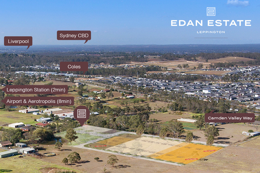 Edan Estate - Land Sales | 33 Park Rd, Leppington NSW 2179, Australia | Phone: 0449 722 323