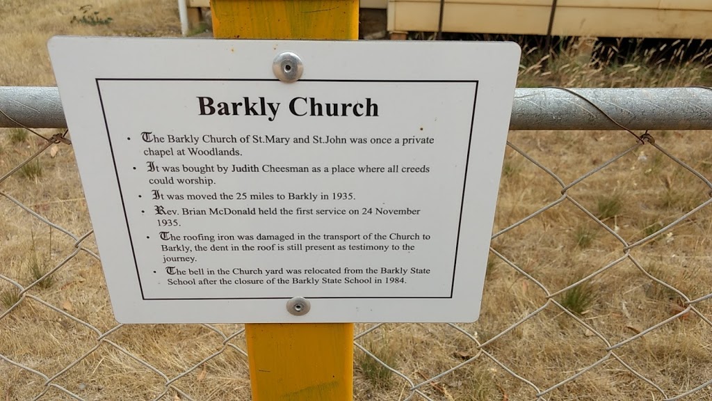 Barkly Church | 457 Landsborough-Barkly Rd, Barkly VIC 3384, Australia
