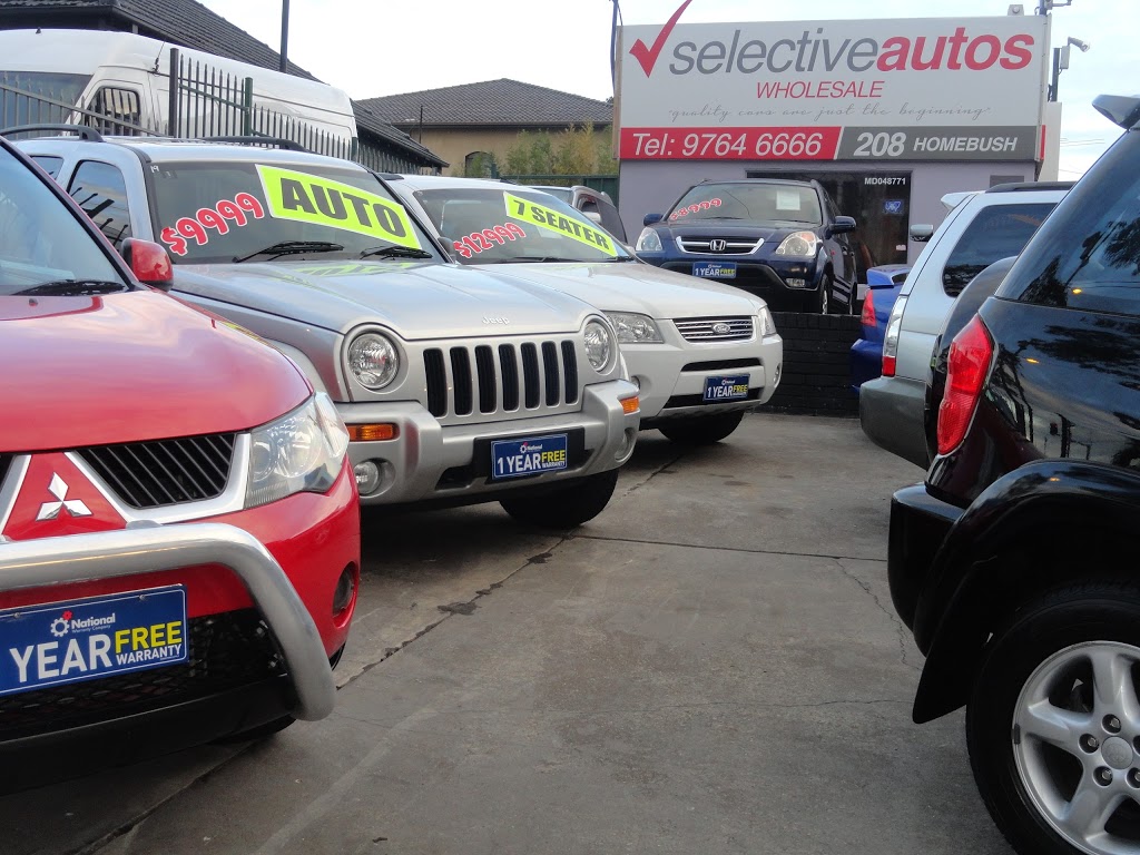 Selective Autos | car dealer | 200/206 Parramatta Rd, Homebush NSW 2140, Australia | 0297646666 OR +61 2 9764 6666