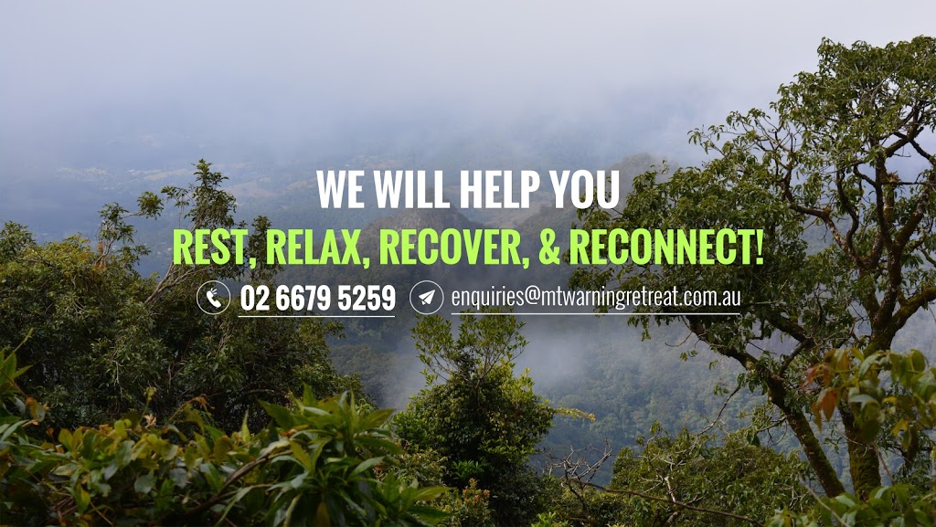 Mt Warning Retreat | lodging | 73 Mount Warning Rd, Mount Warning NSW 2484, Australia | 0266795259 OR +61 2 6679 5259