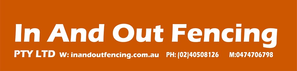 In and Out Fencing | 18 Tocal Rd, Bolwarra Heights NSW 2320, Australia | Phone: 0474 706 798