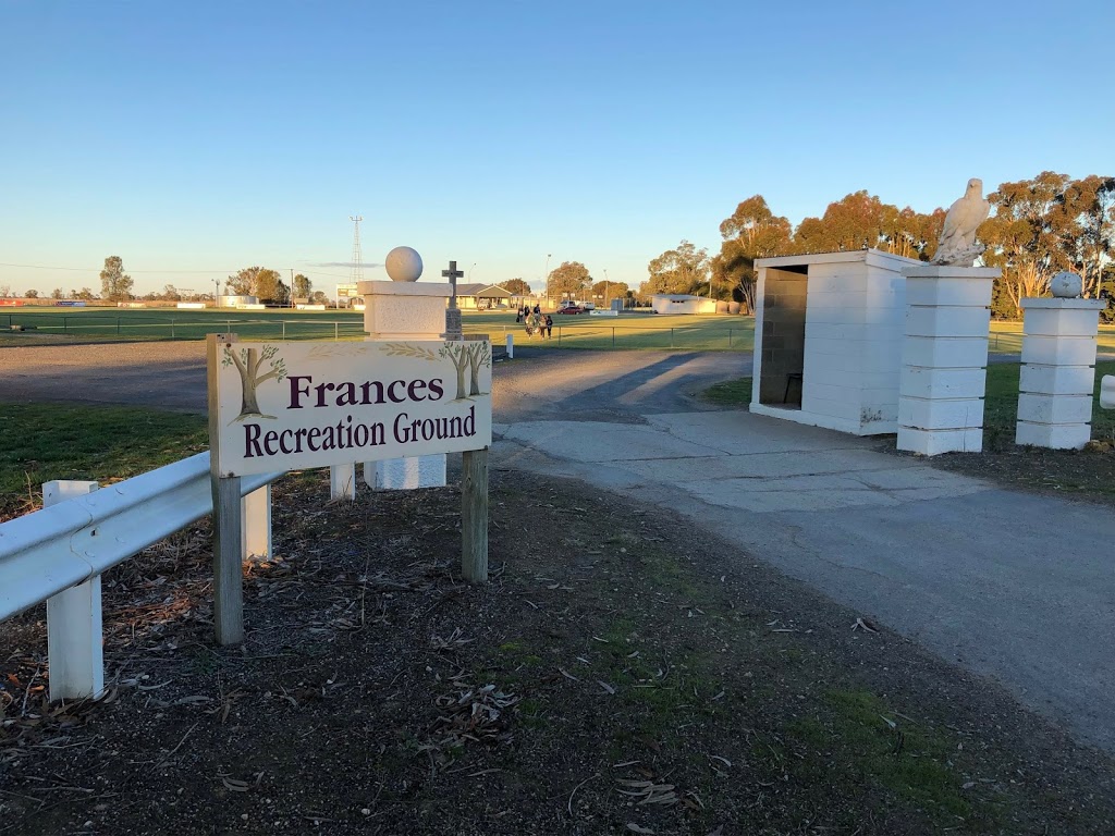 Frances Recreation Reserve |  | East Terrace, Frances SA 5262, Australia | 0887601100 OR +61 8 8760 1100