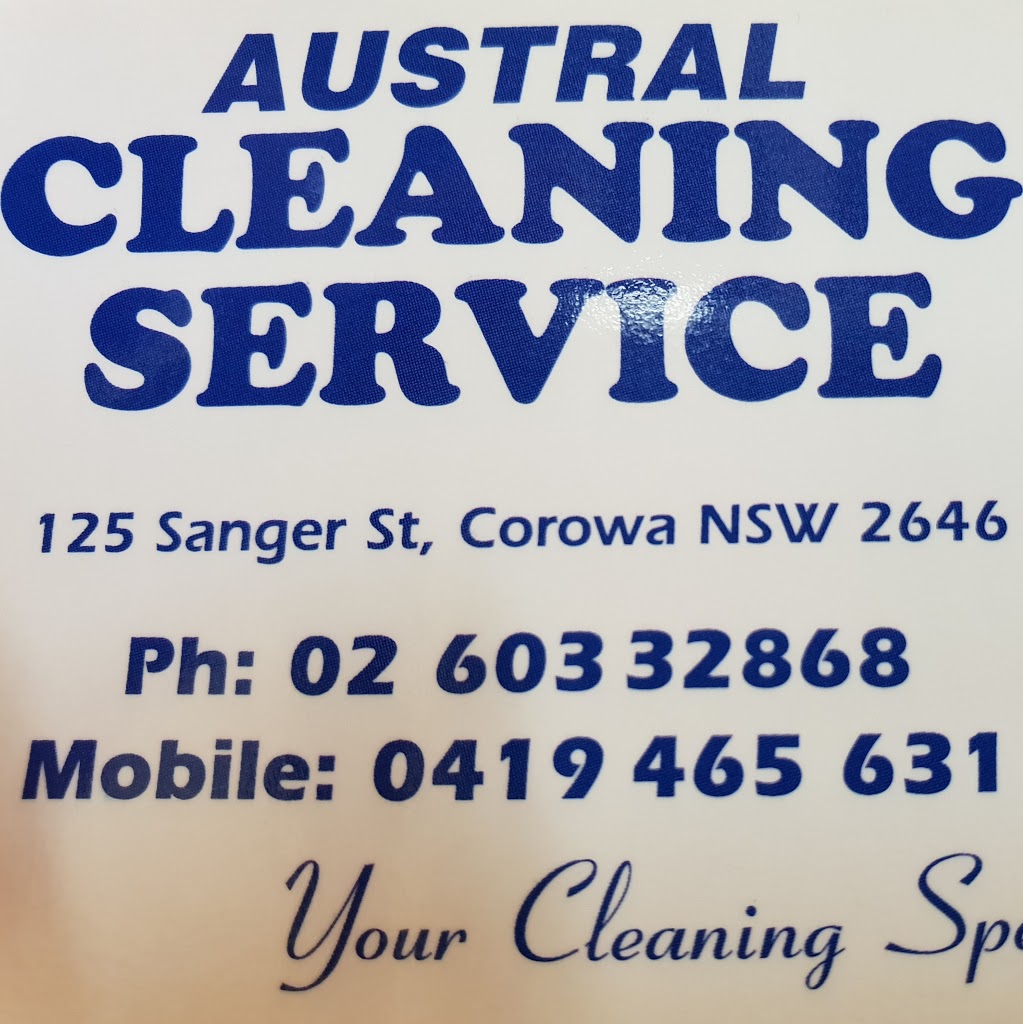 Austral Cleaning Service | laundry | 125 Sanger St, Corowa NSW 2646, Australia | 0419465631 OR +61 419 465 631