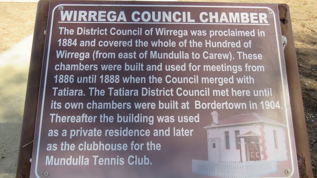 Wirrega Council Chambers | museum | Mundulla SA 5270, Australia