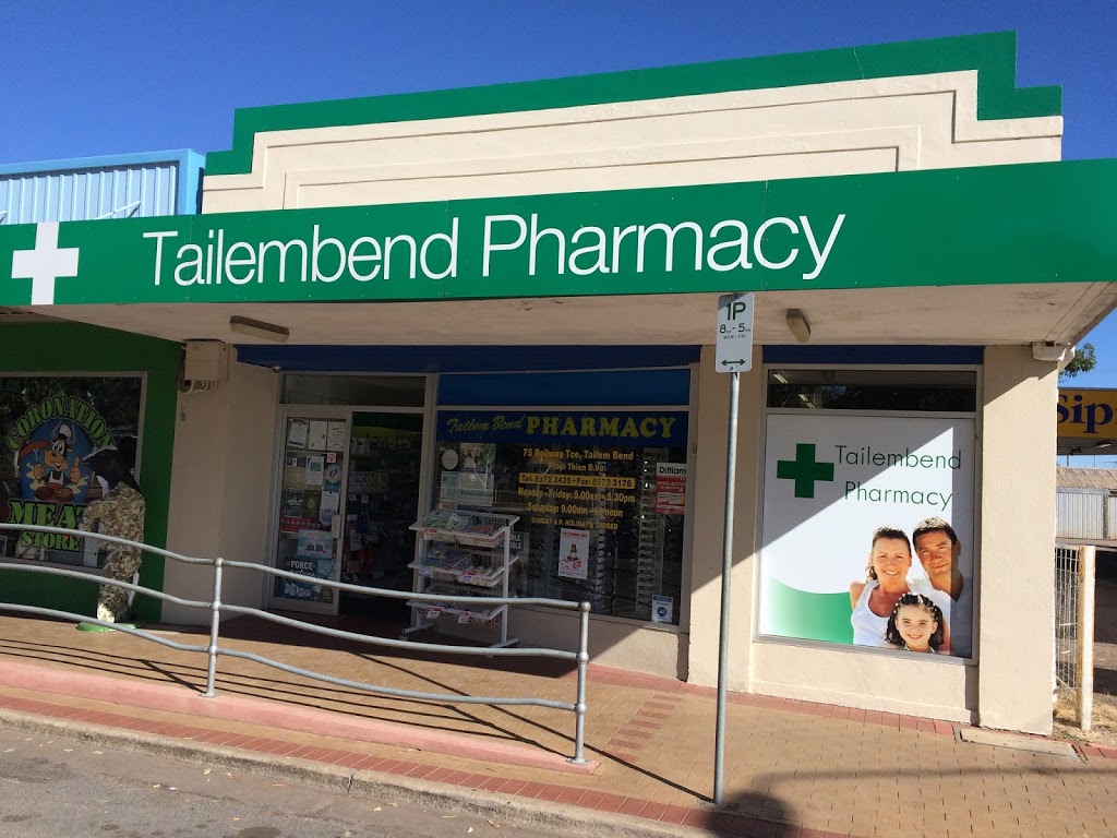 Tailem Bend Pharmacy | pharmacy | 75 Railway Terrace, Tailem Bend SA 5260, Australia | 0885723435 OR +61 8 8572 3435