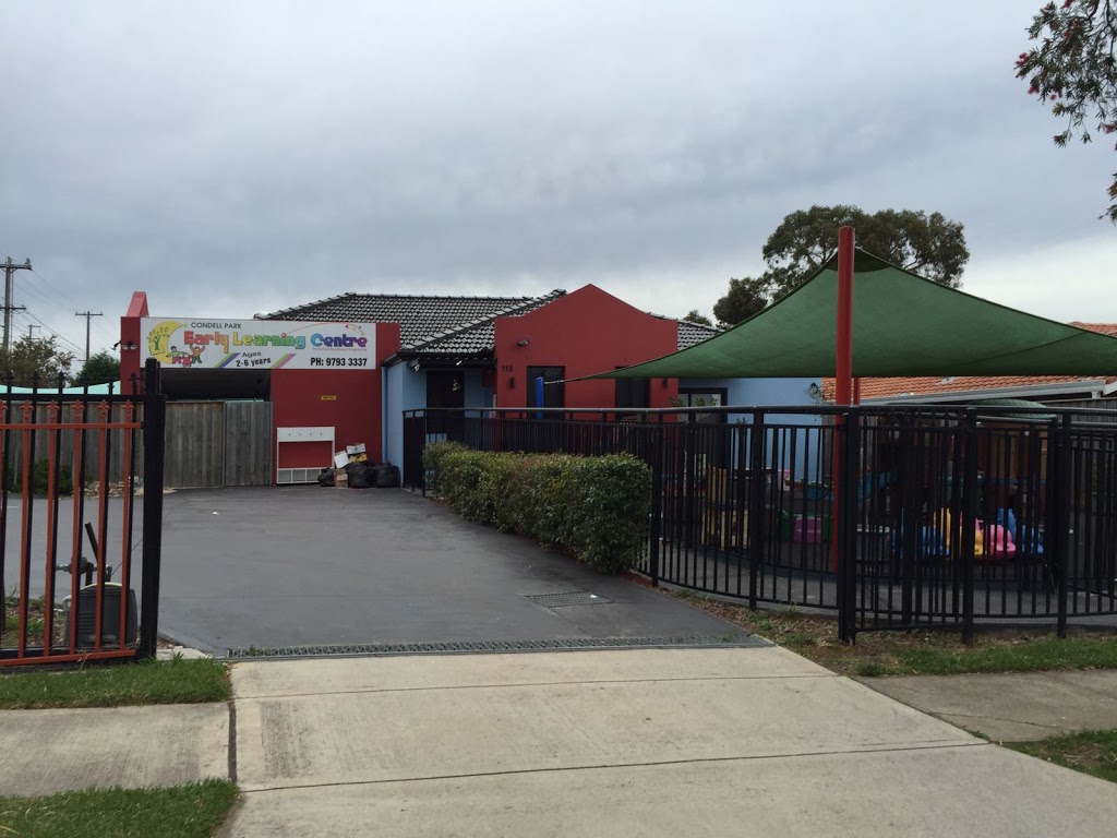 Condell Park Early Learning Centre | school | 115 Clarence St, Condell Park NSW 2200, Australia | 0297933337 OR +61 2 9793 3337