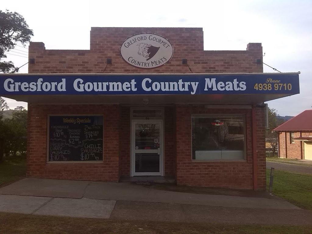 Gresford Meats | store | 44 Park St, East Gresford NSW 2311, Australia | 0249389710 OR +61 2 4938 9710