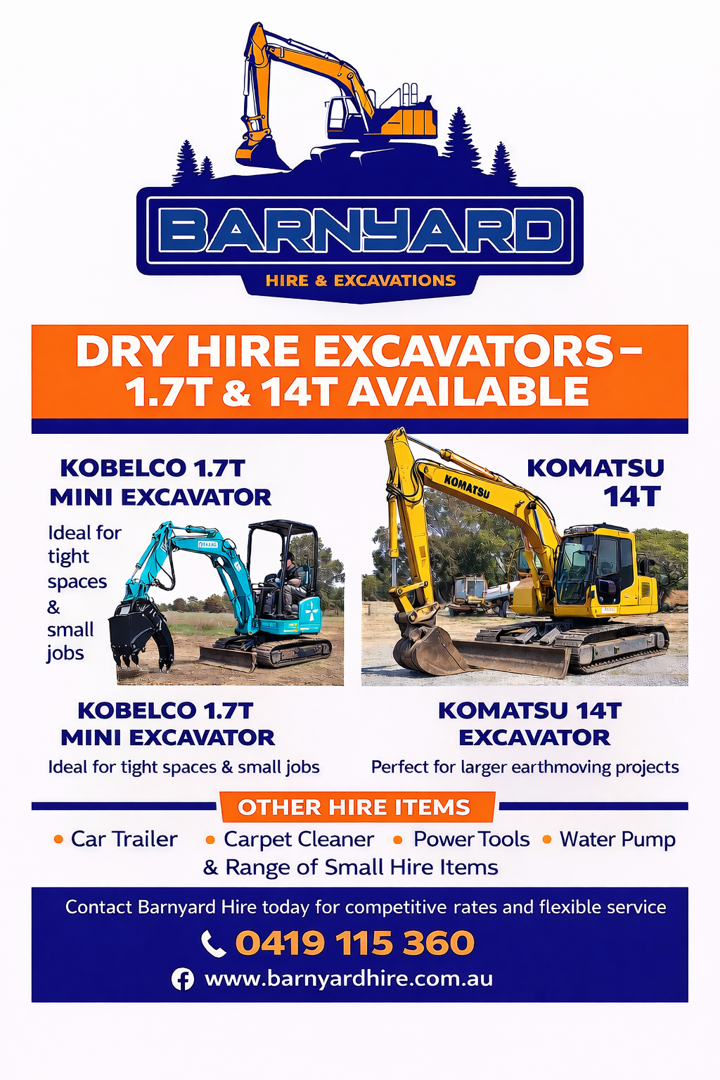 Barnyard Hire | 203 Rilens Rd, Muckleford VIC 3451, Australia | Phone: 0419 115 360