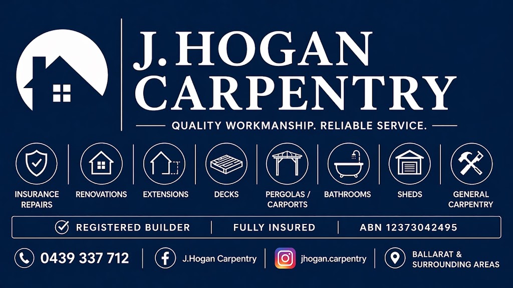 J hogan carpentry | Finlay St, Brown Hill VIC 3350, Australia | Phone: 0439 337 712