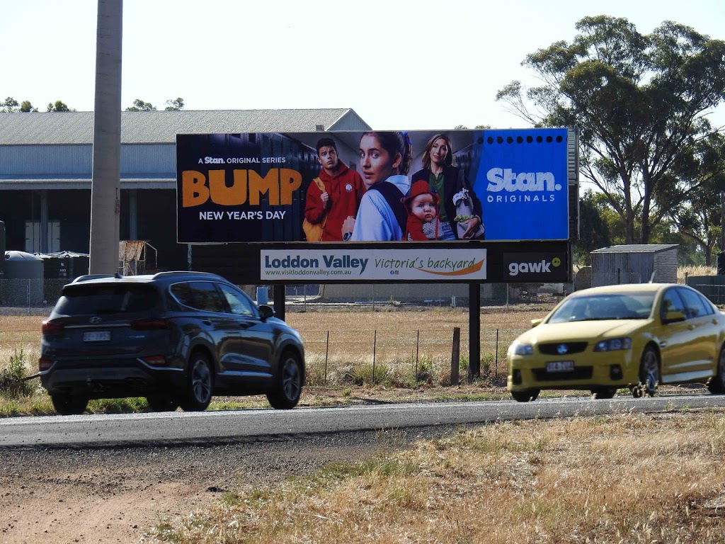 Gawk Billboard Bridgewater | 89 Main St, Bridgewater on Loddon VIC 3516, Australia | Phone: 0431 304 043